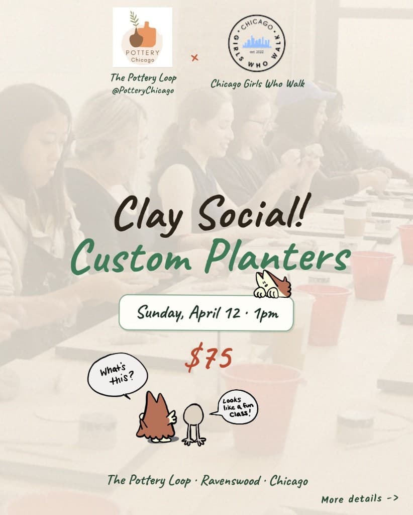 Custom Planters with Chicago Girls Who Walk - View 1