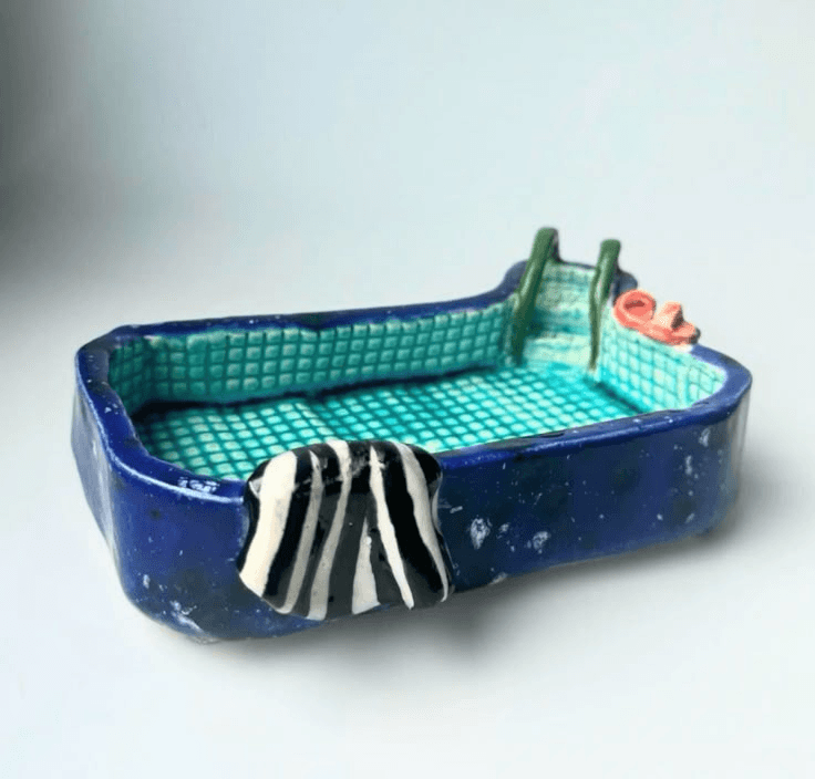 Custom Handbuilt Ash Tray - View 2